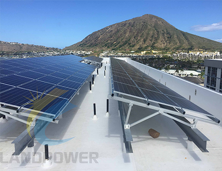 Montaggio su tetto in alluminio Hawaii 200KW