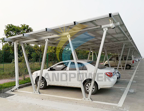 Struttura per posto auto coperto solare 100KW Fujian Cina