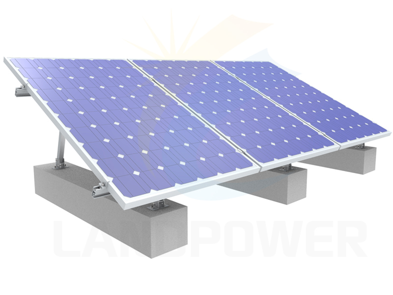 flat roof solar mounting